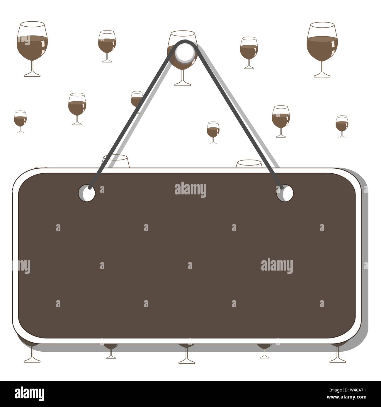 Colored memo reminder empty board blank space attach background