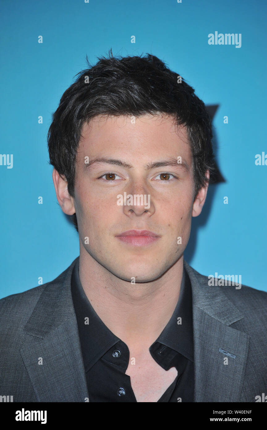 LOS ANGELES, CA. April 12, 2010: Cory Monteith at the "Glee" spring