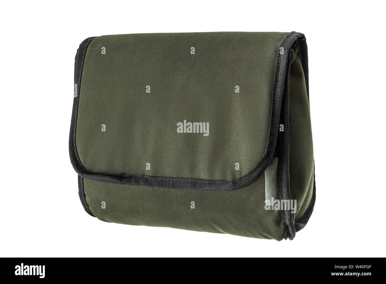 Green soft case for guns isolated for white background Stock Photo - Alamy