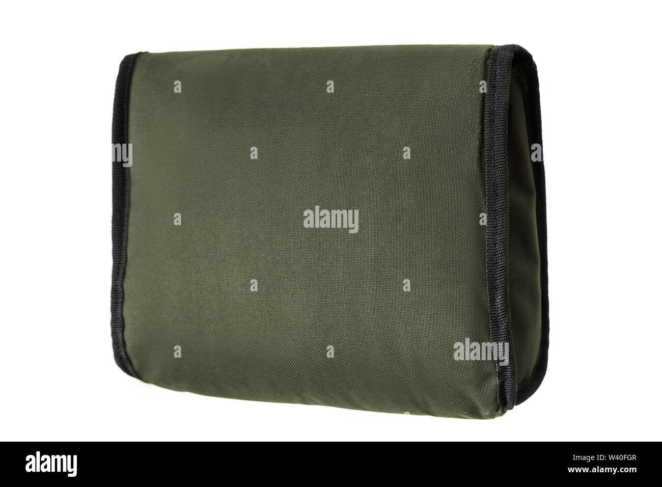 Green soft case for guns isolated for white background Stock Photo - Alamy
