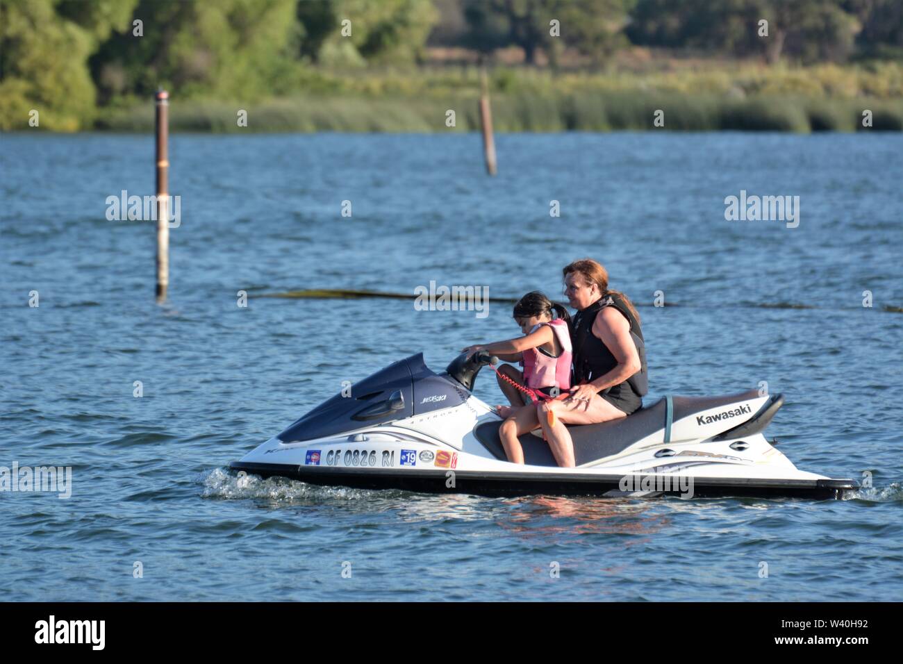 People On Jet Skis In Clear Lake Clearlake California Learning And