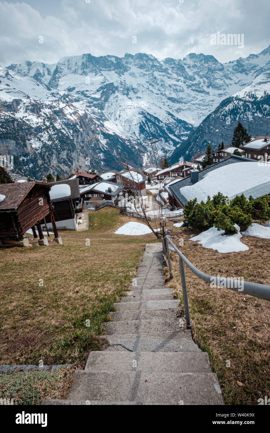 Mürren village switzerland hi-res stock photography and images - Alamy