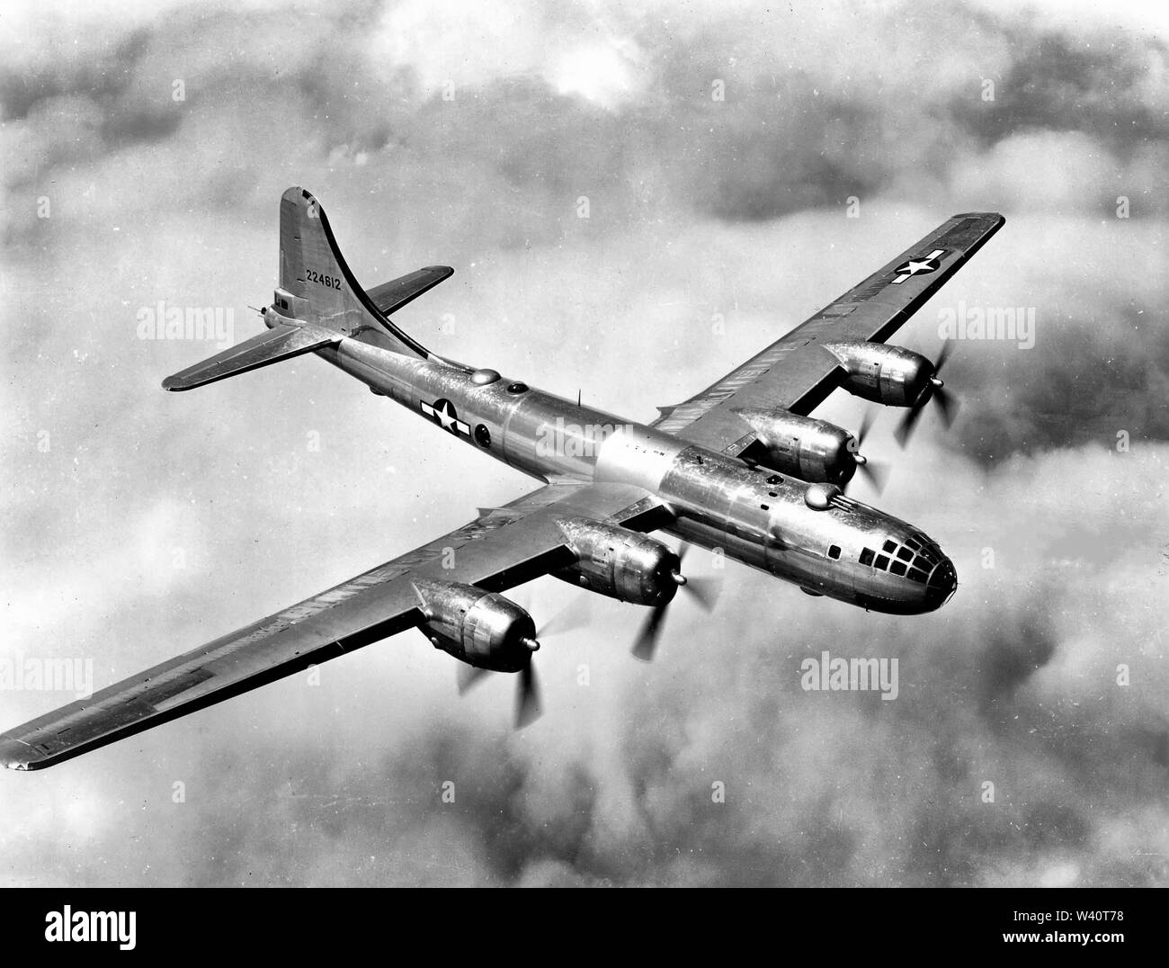 B-29 Superfortress during World War II Stock Photo
