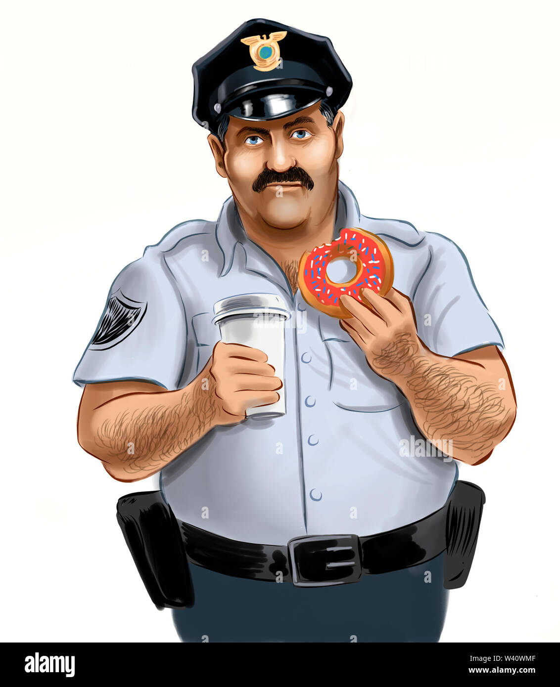 Fat cop hi-res stock photography and images - Alamy