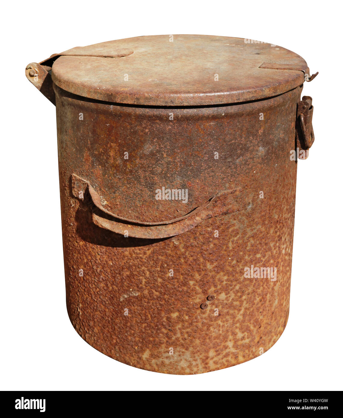 Rusty steel barrel Cut Out Stock Images & Pictures Alamy