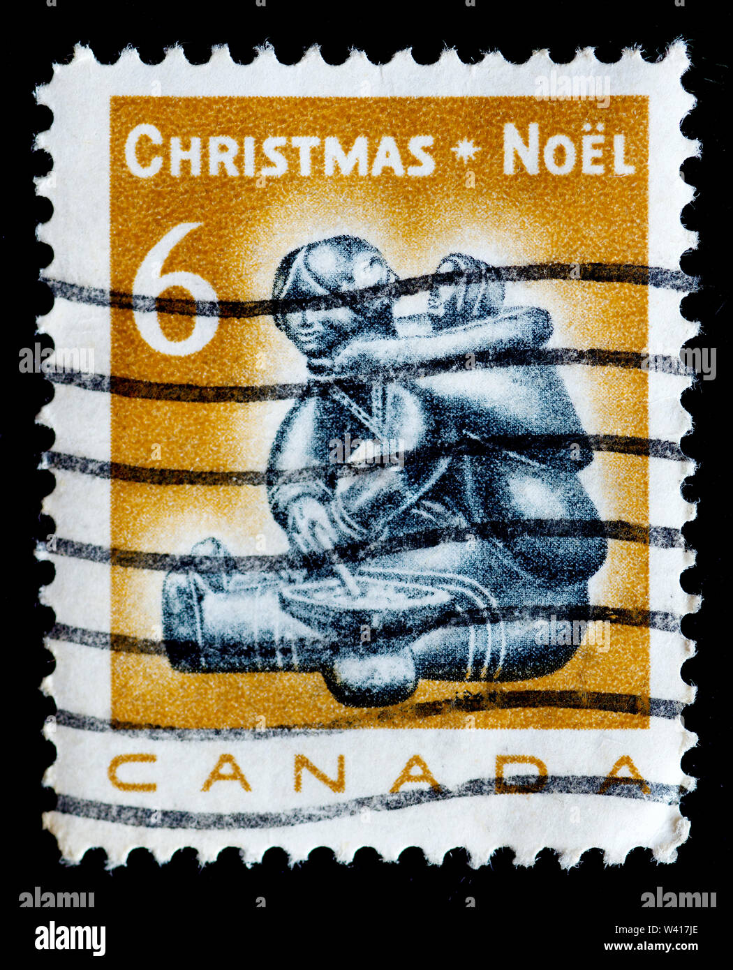 Canada Postage Stamp Christmas Stock Photo Alamy