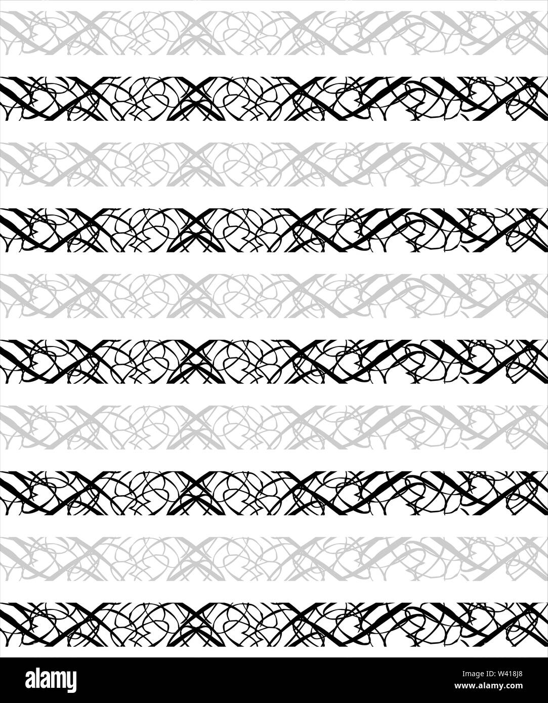 Vector vintage pattern in black and white Stock Vector Image & Art - Alamy
