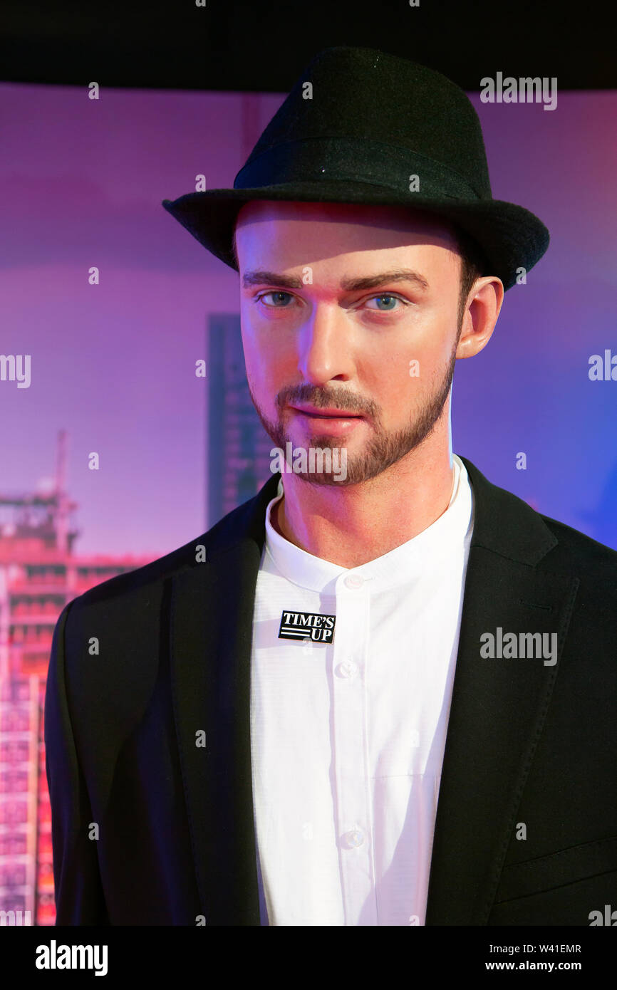 Justin Timberlake in Madame Tussauds of New York Stock Photo - Alamy