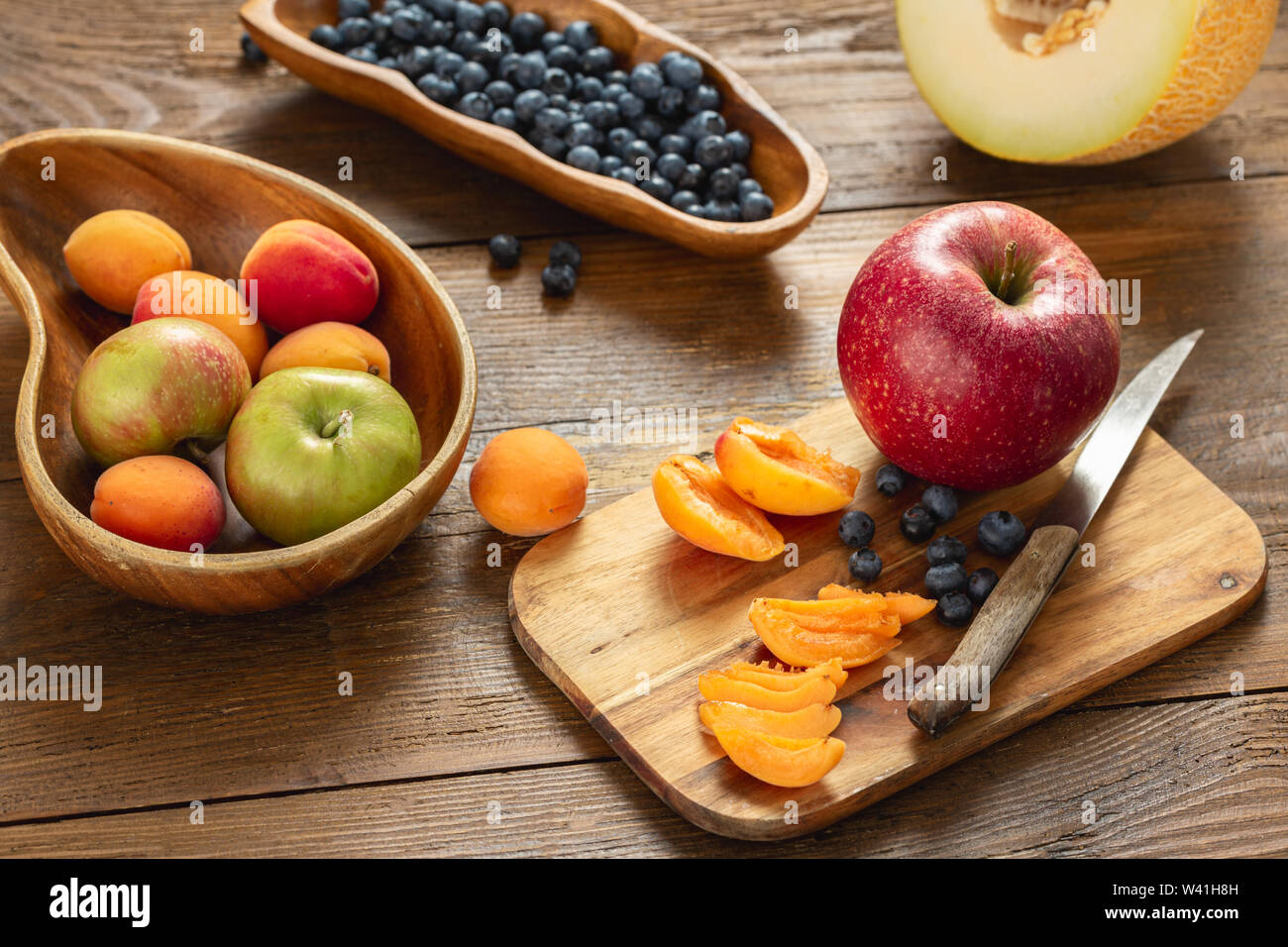 Cooking healthy diet eating Healthy food concept Stock Photo