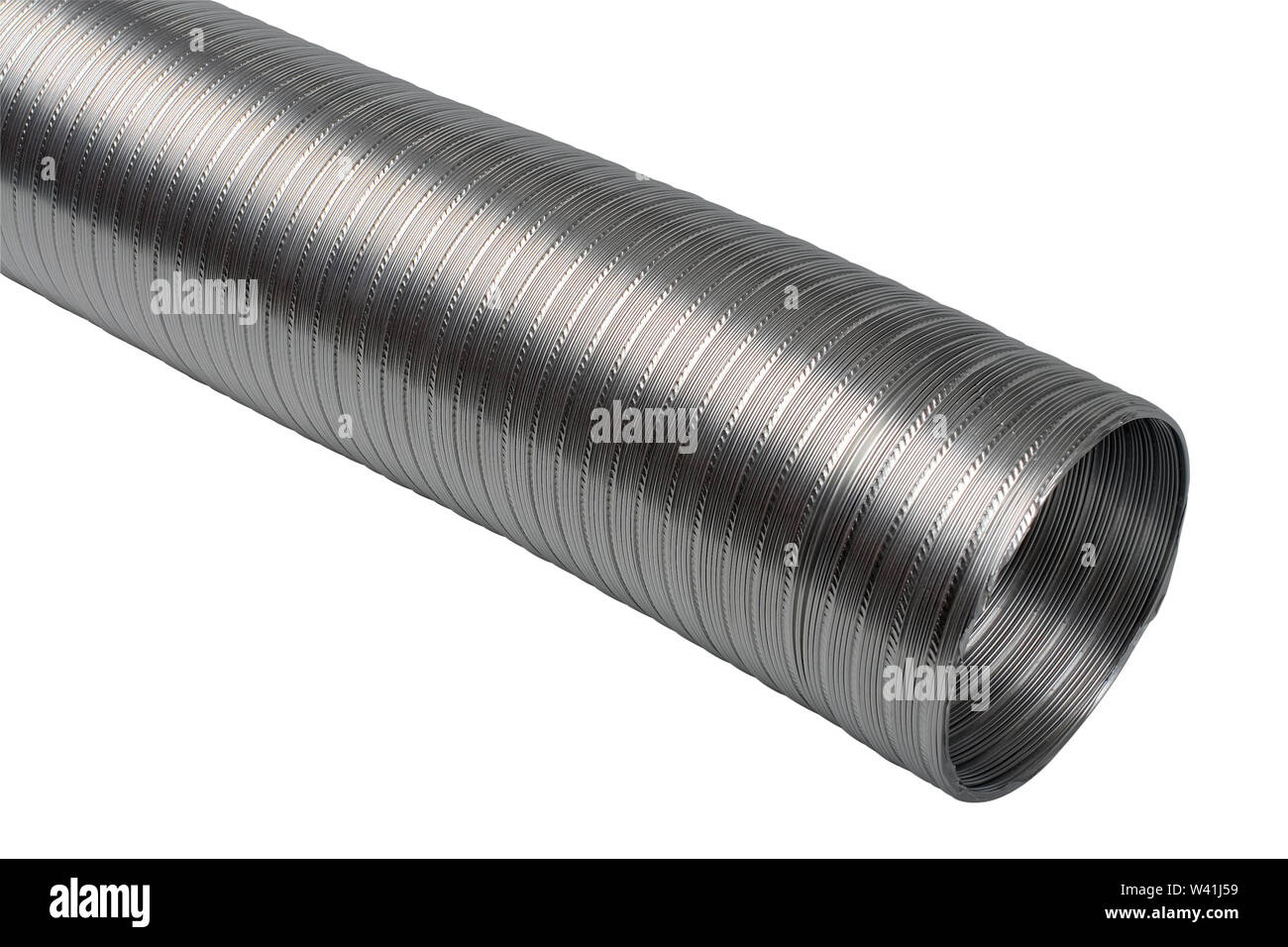 Aluminium kitchen ventilation pipe for cooker hood with variable length