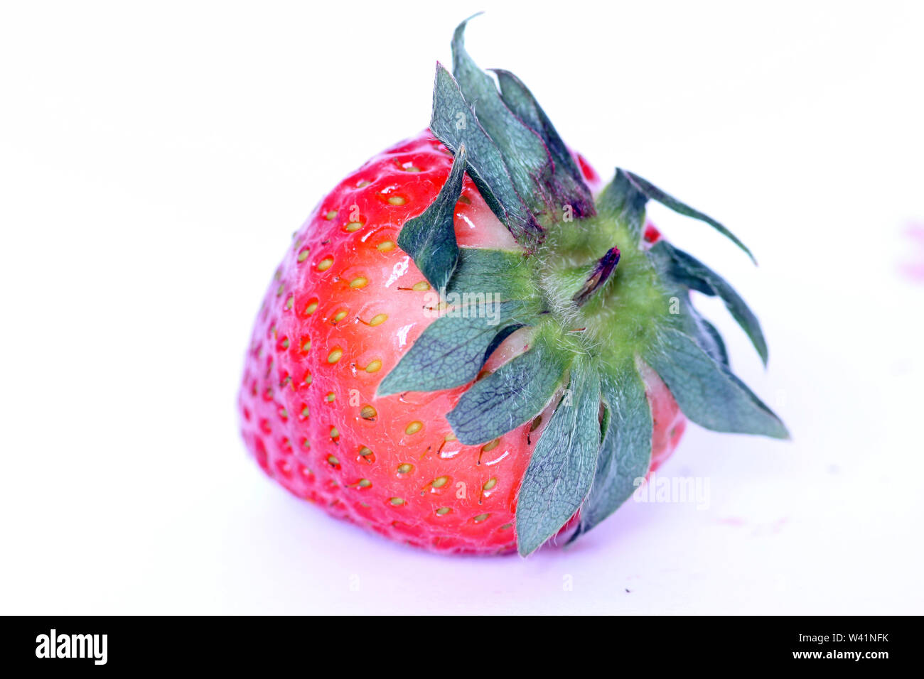 strawberry isolated on white background Stock Photo - Alamy