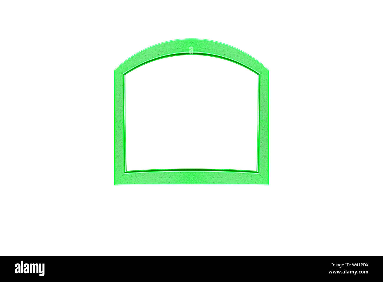 brown frame isolated on white background Stock Photo - Alamy