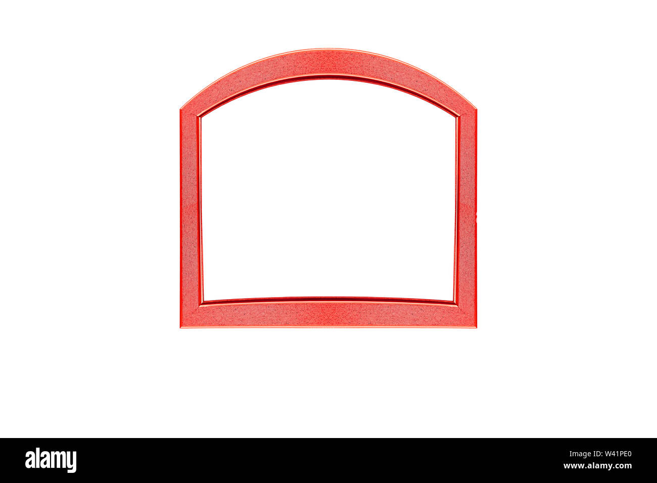 brown frame isolated on white background Stock Photo - Alamy