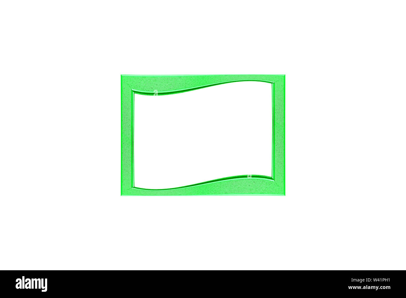 brown frame isolated on white background Stock Photo - Alamy