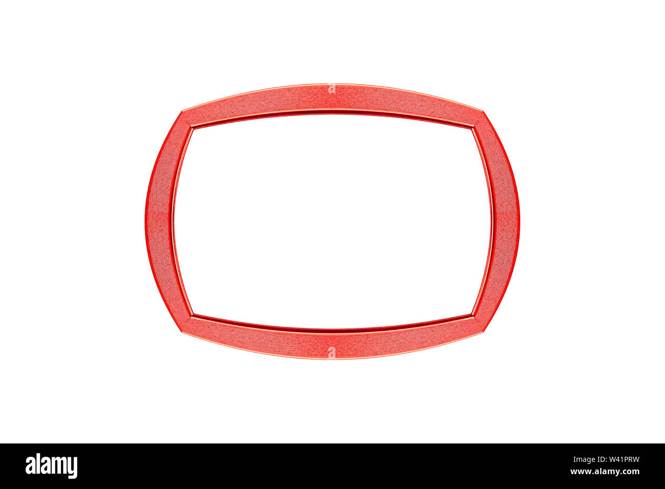 brown frame isolated on white background Stock Photo - Alamy