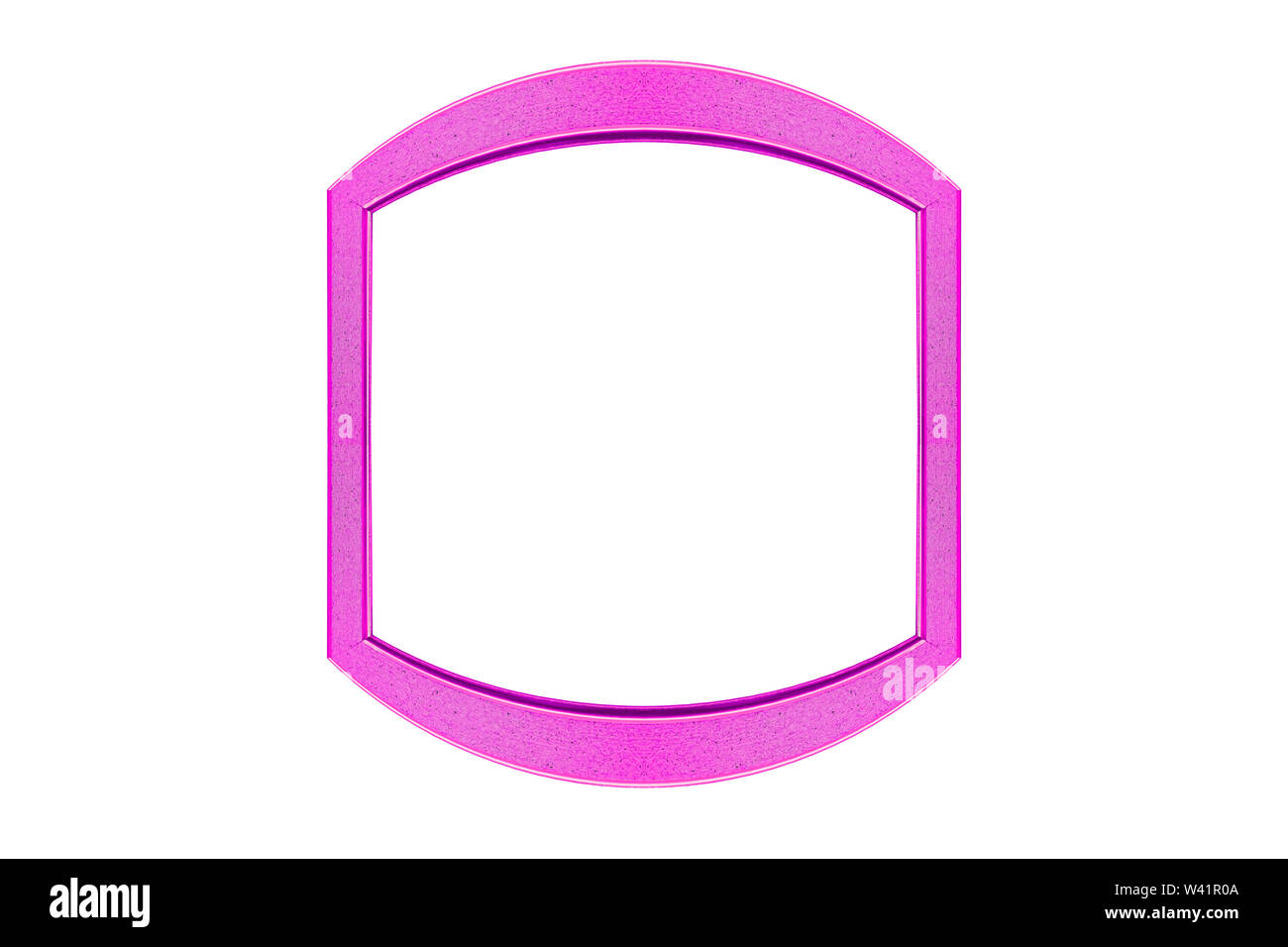 brown frame isolated on white background Stock Photo - Alamy