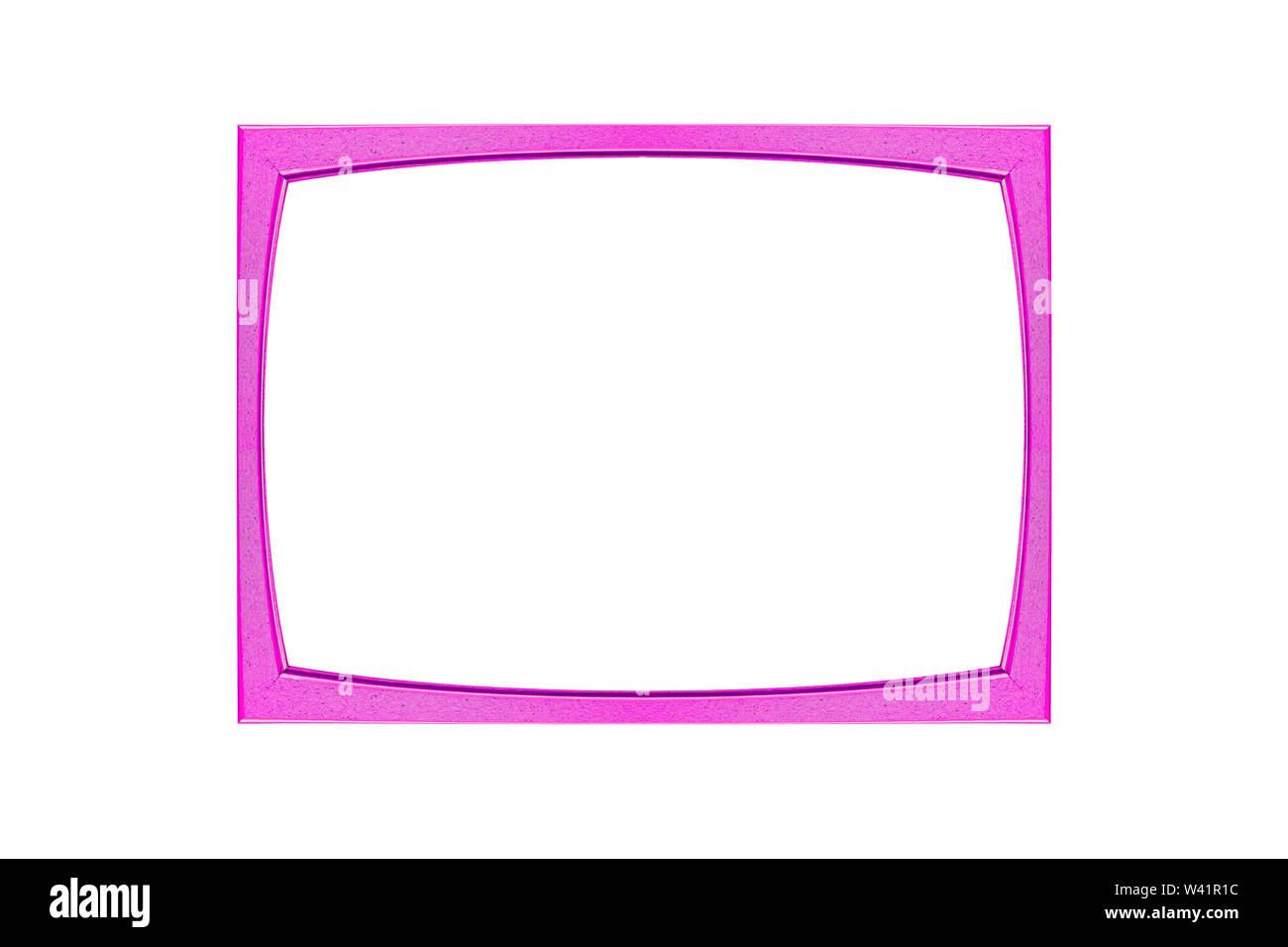 brown frame isolated on white background Stock Photo - Alamy