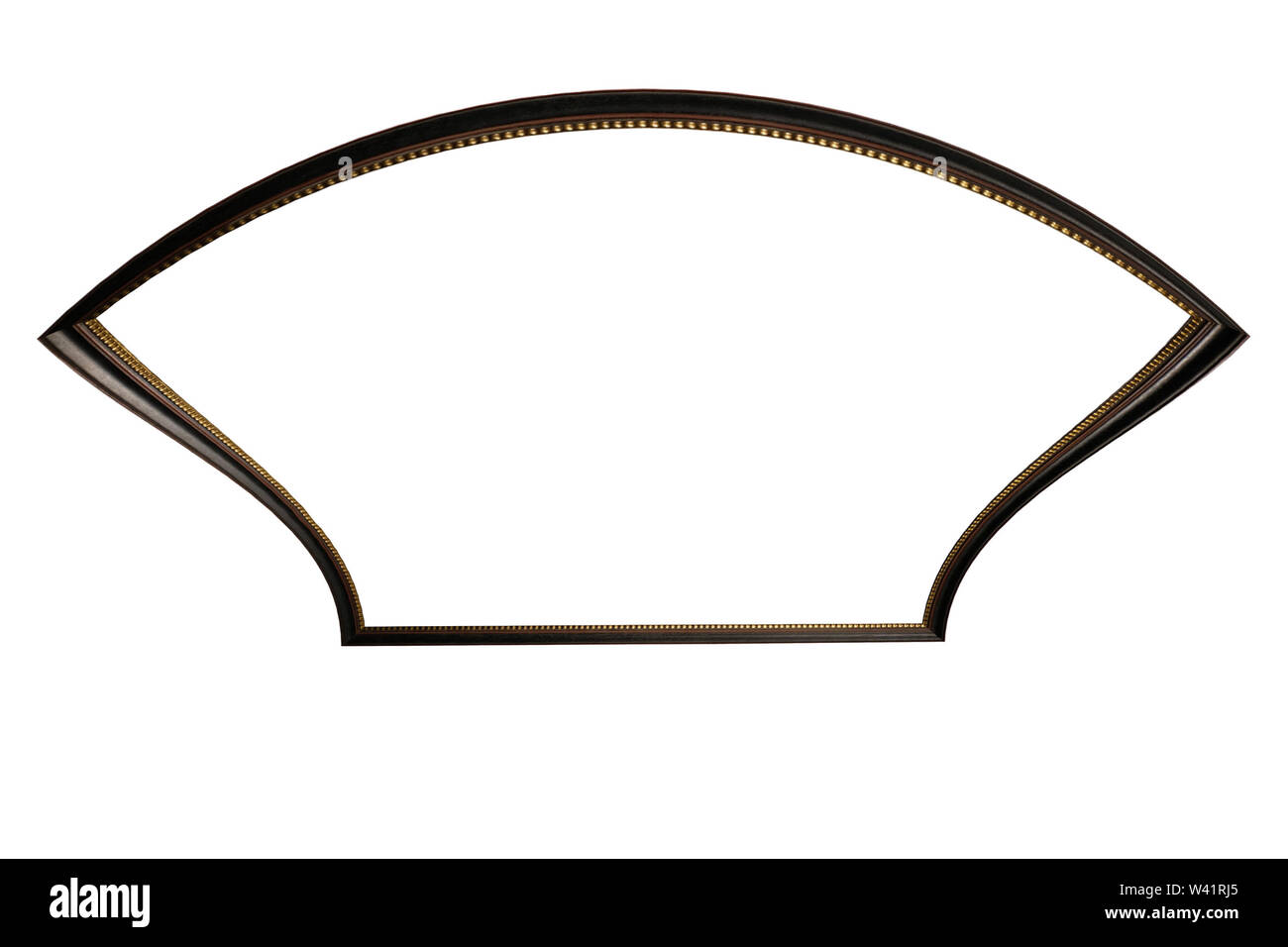 brown frame isolated on white background Stock Photo - Alamy