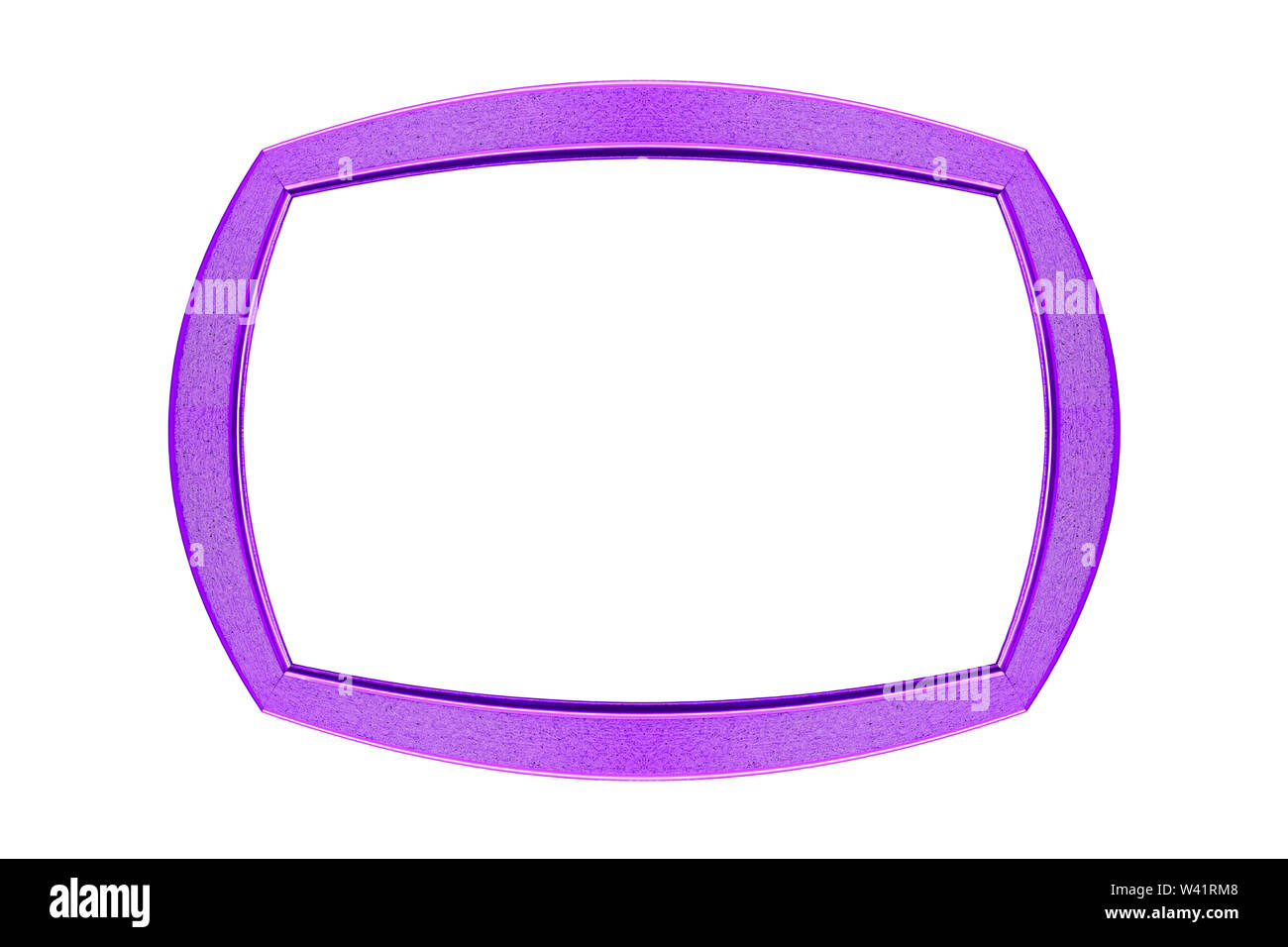 brown frame isolated on white background Stock Photo - Alamy