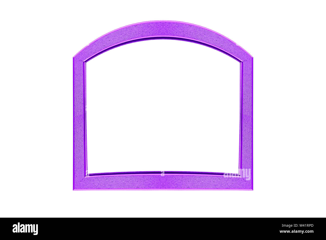 brown frame isolated on white background Stock Photo - Alamy