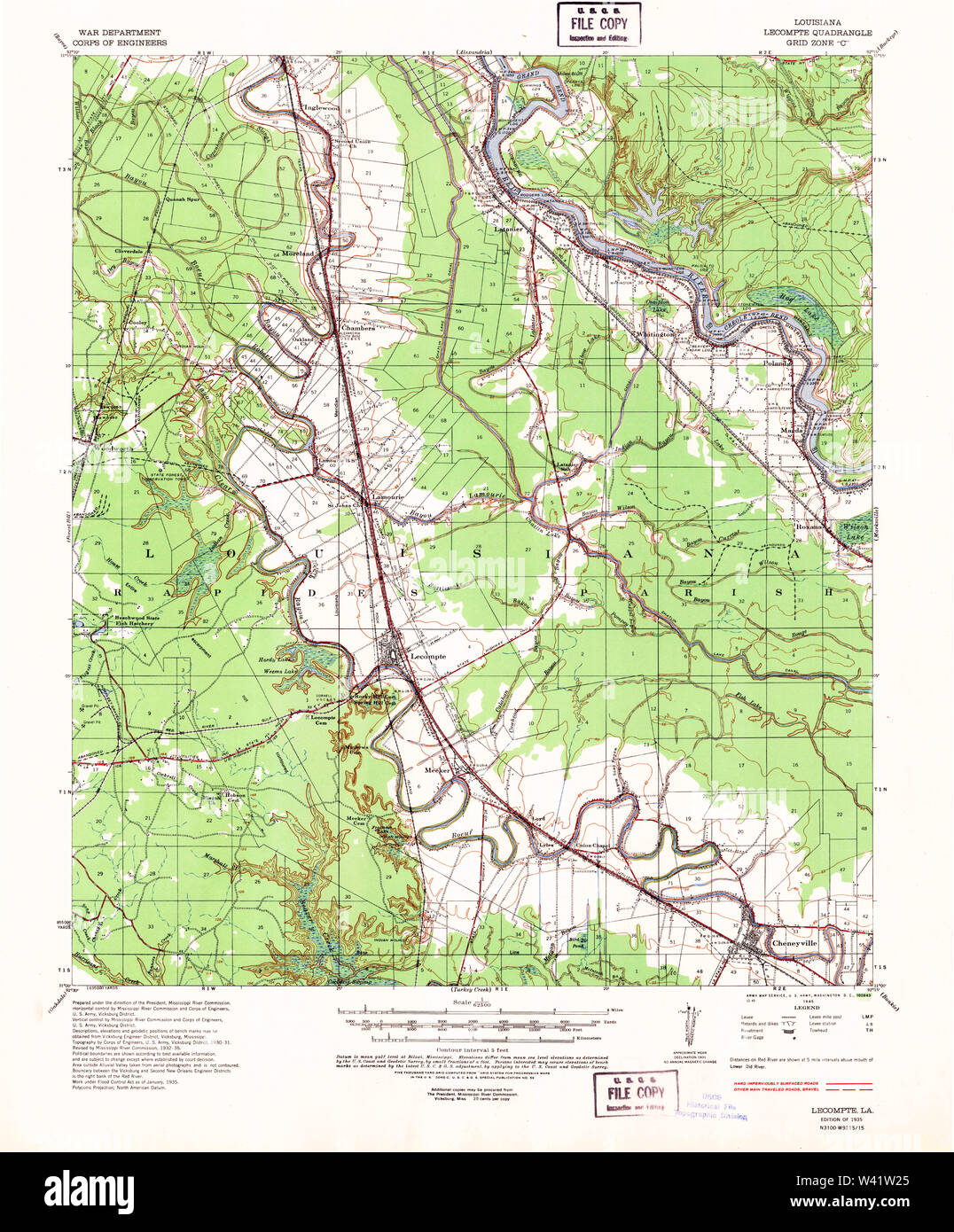 louisiana map hires stock photography and images Alamy