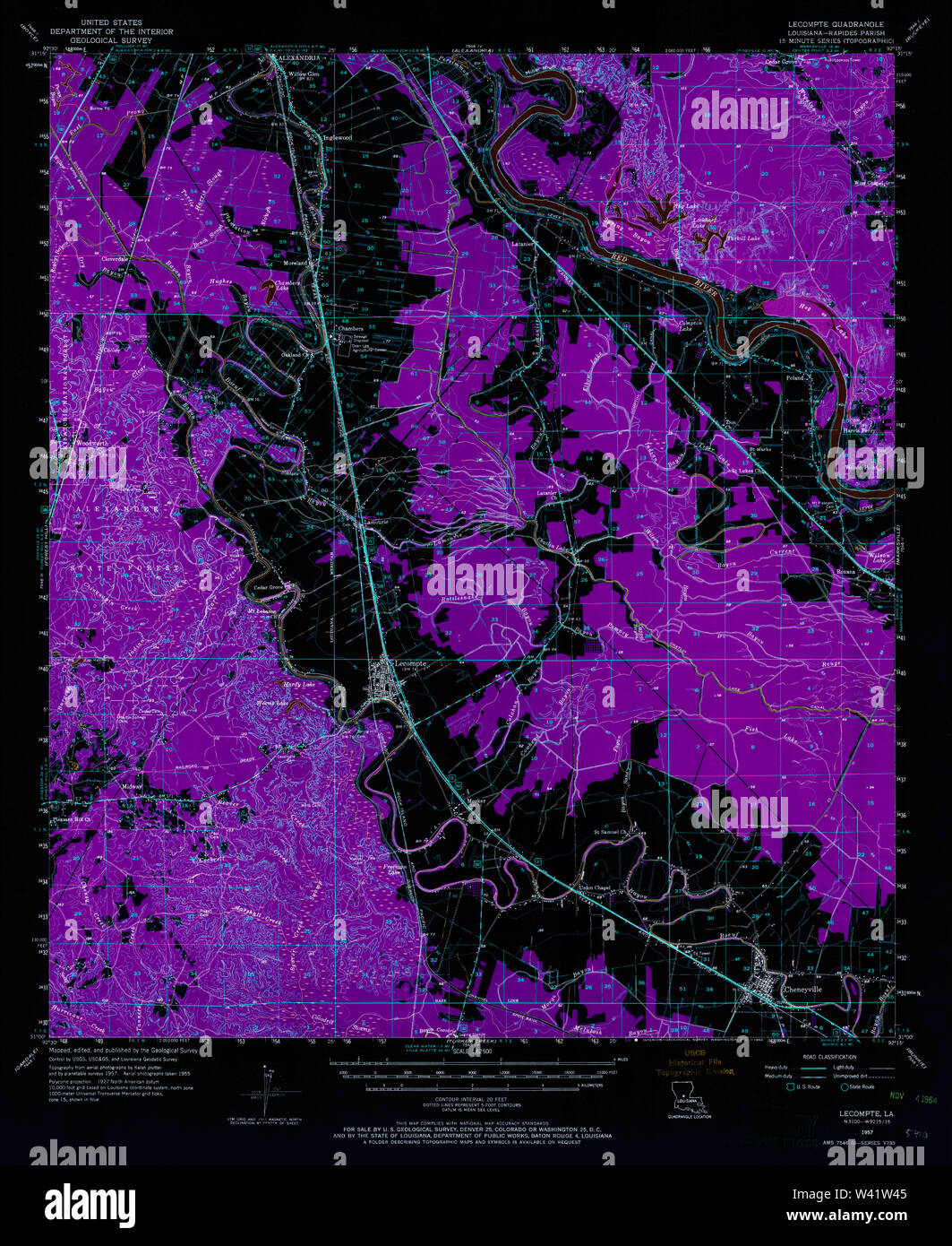 louisiana map hires stock photography and images Alamy
