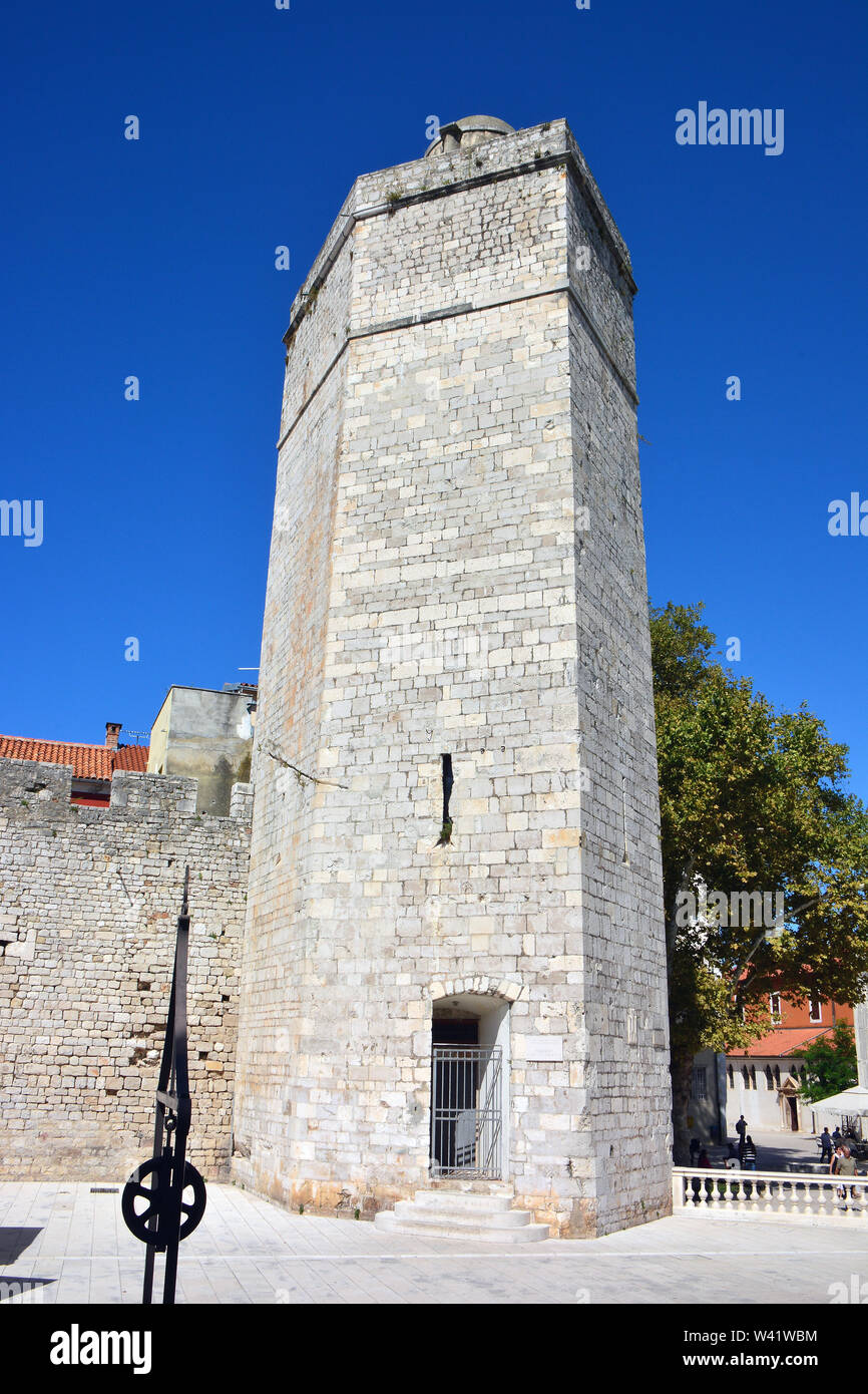 Captain's Tower, Zadar, Croatia, Europe, UNESCO World Heritage Site