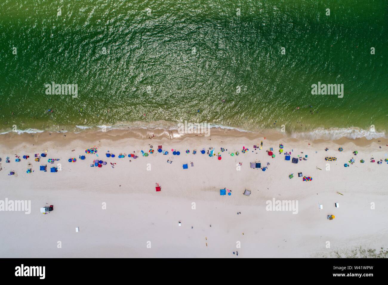 Gulf Shores Beach, Alabama Stock Photo