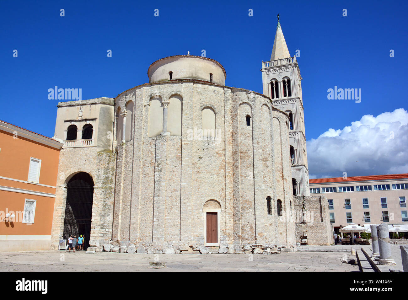 Church of St Donatus, Crkva sv. Donata, Zadar, Croatia, Europe, UNESCO World Heritage Site Stock Photo