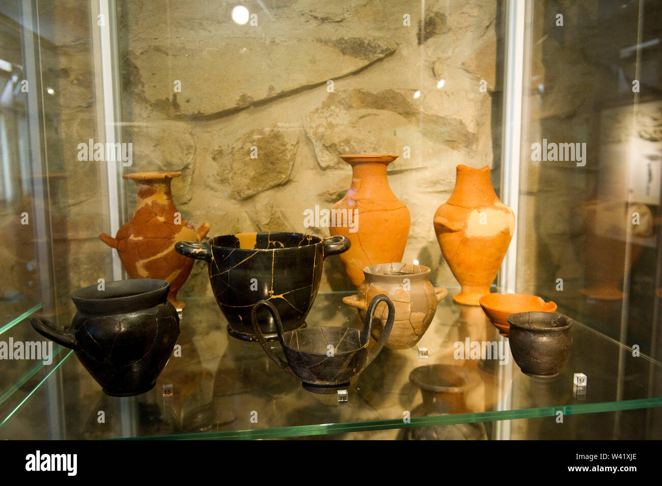 Europa, Italy, Tuscany, Castiglion della Pescaia, Vetulonia, Museo Civico Archeologico “Isidoro Falchi” Stock Photo