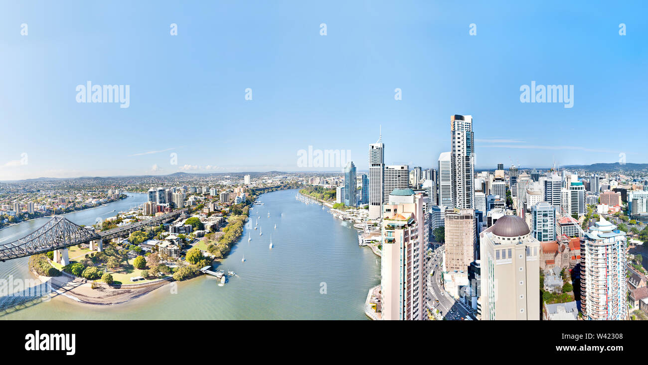 Modern city panorama from the blue sky photo taken from the distance ...