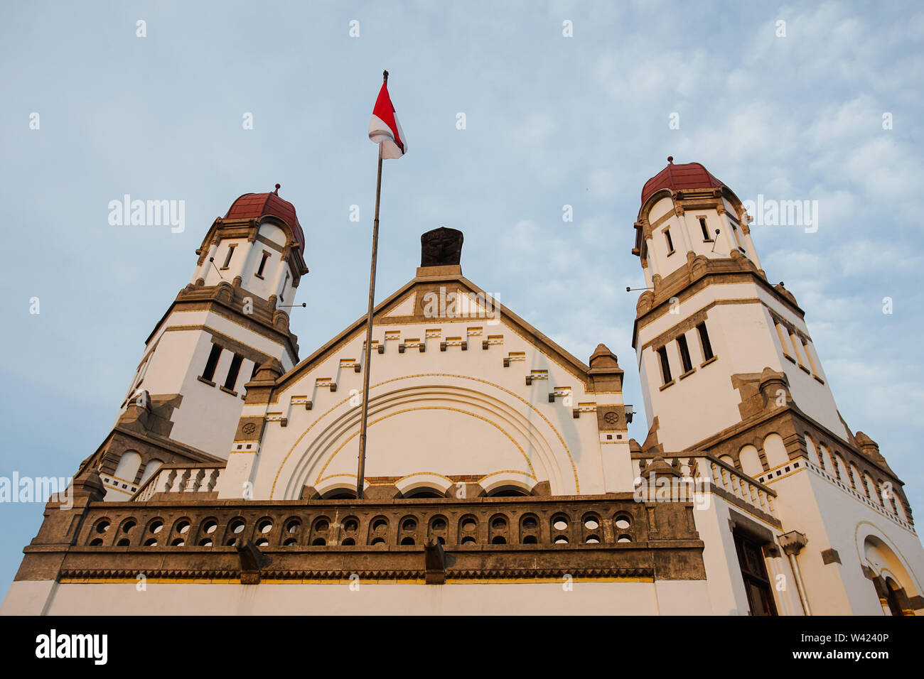 Lawang Sewu is Dutch colonialism historical building in Semarang, Indonesia Stock Photo