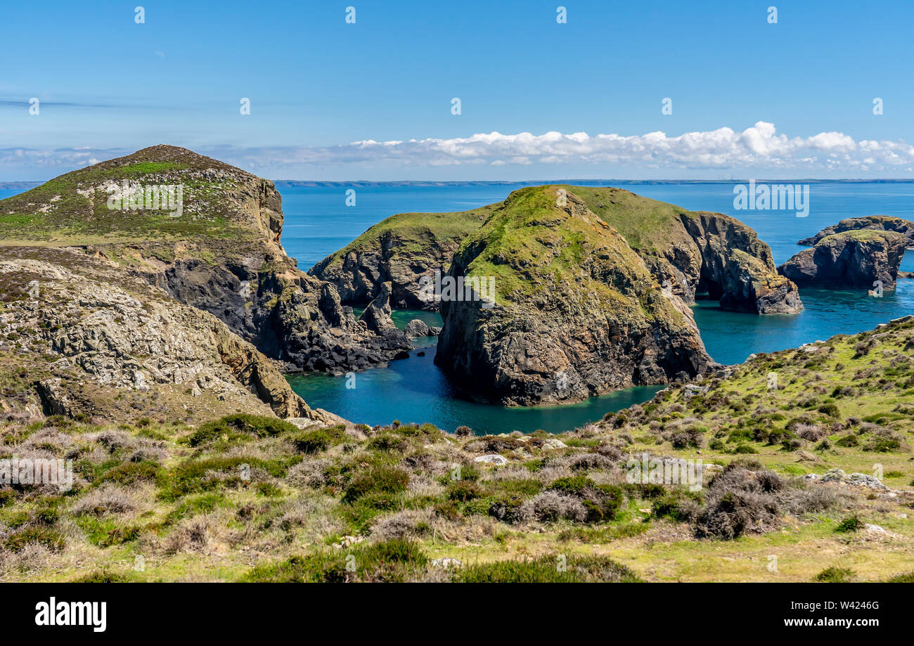 Walk around Ramsey Island RSPB nature reserve: Ynys Gwelltog and Ynys ...