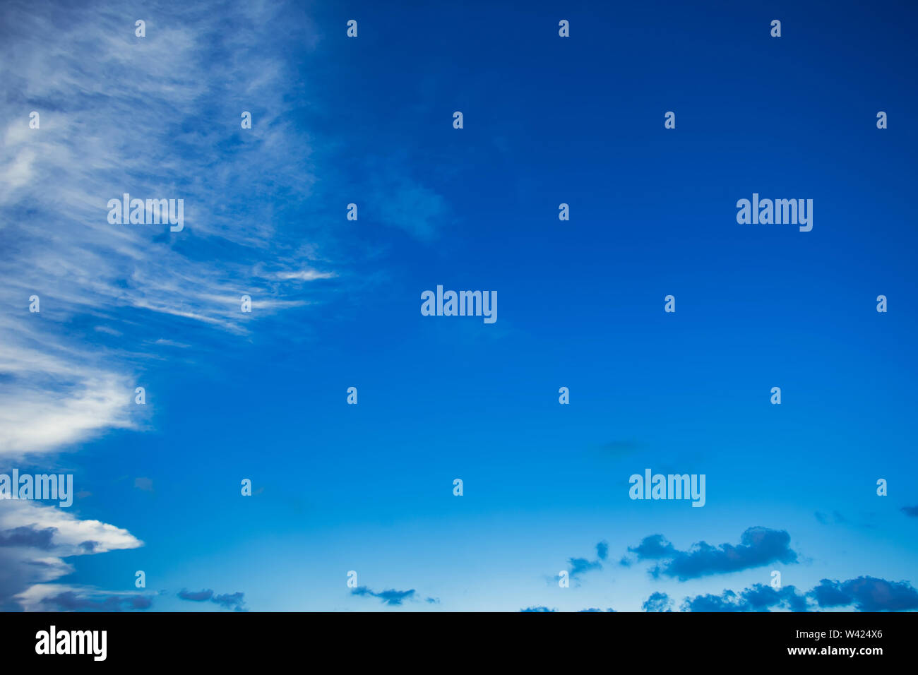 Soft clouds and blue sky, abstract white background Stock Photo - Alamy