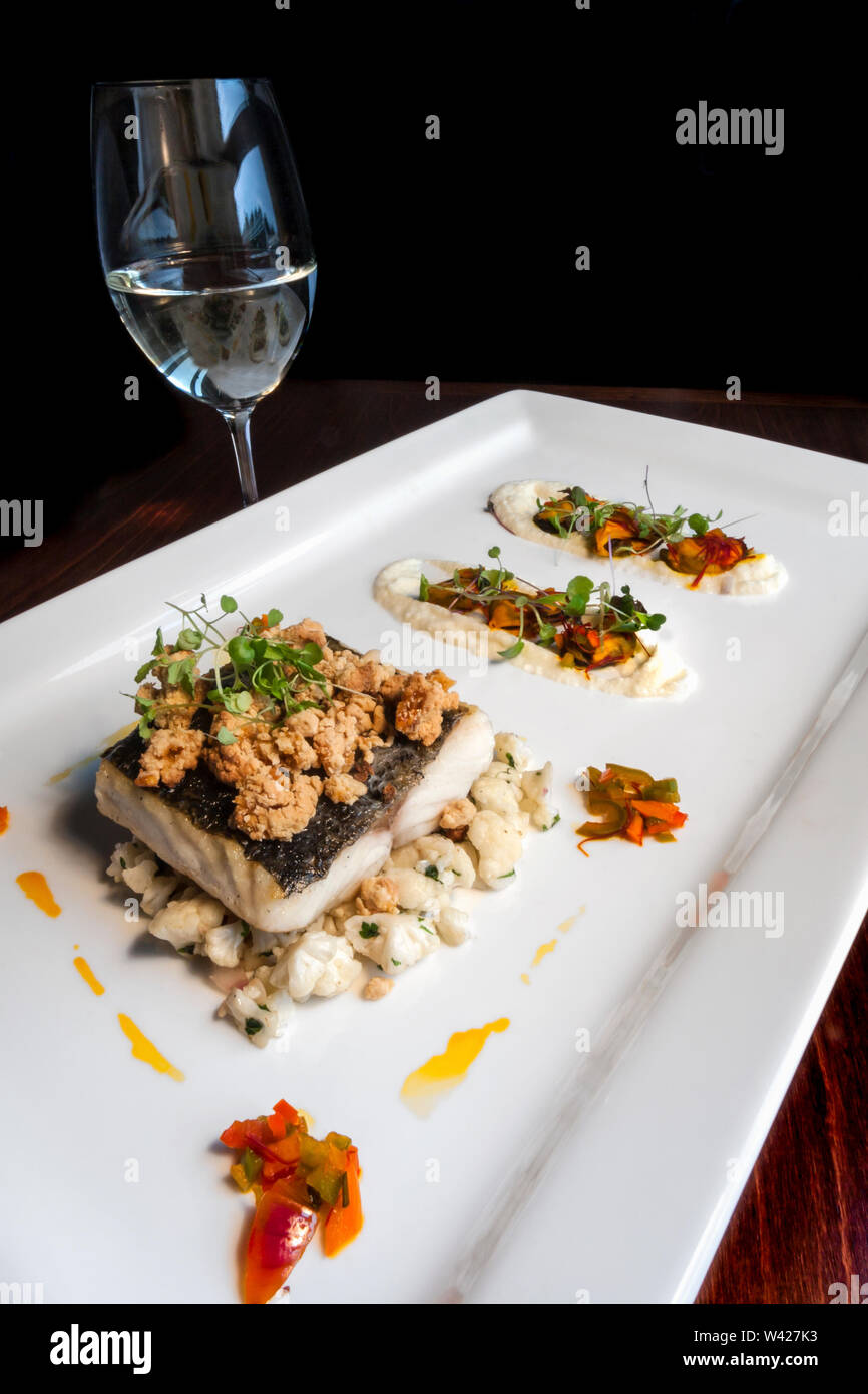 Chicken with onions and cheese, hot food including meat and vegetable ...