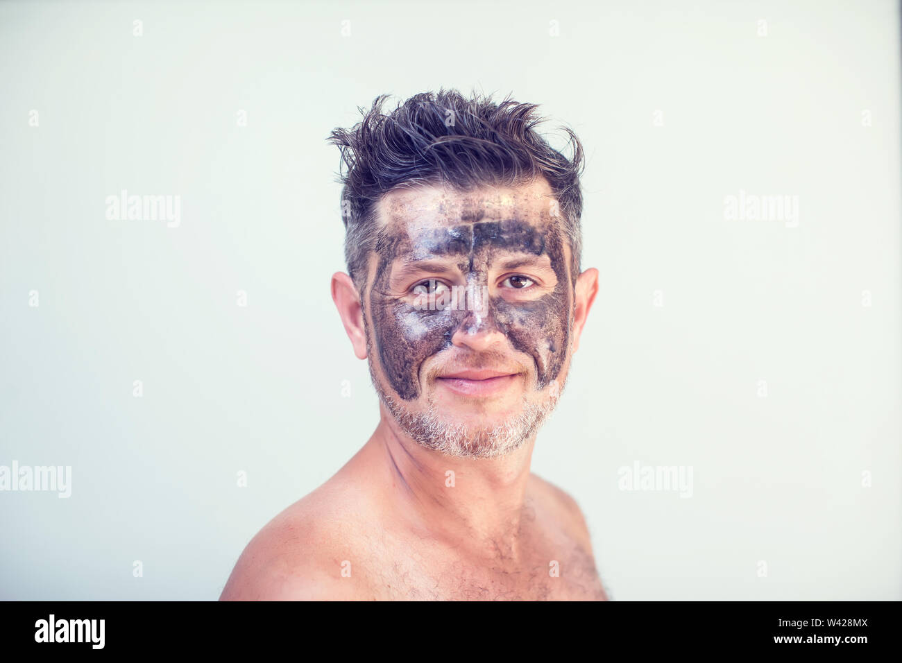 Portrait handsome man eye mask hi-res stock photography and images - Alamy