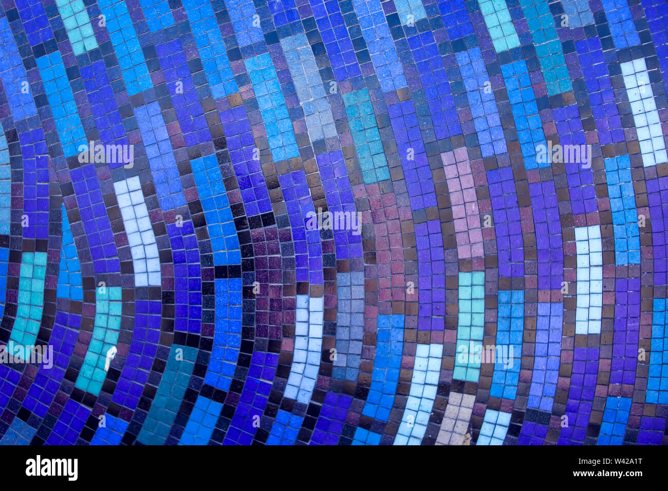 Mosaic tiles of Colorful abstract for background. Blue texture Stock ...