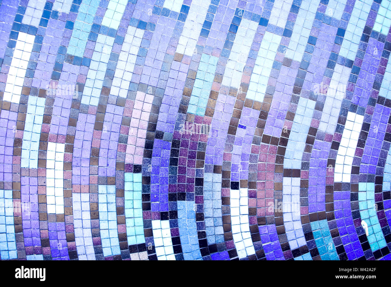 Mosaic tiles of Colorful abstract for background. Blue texture Stock ...