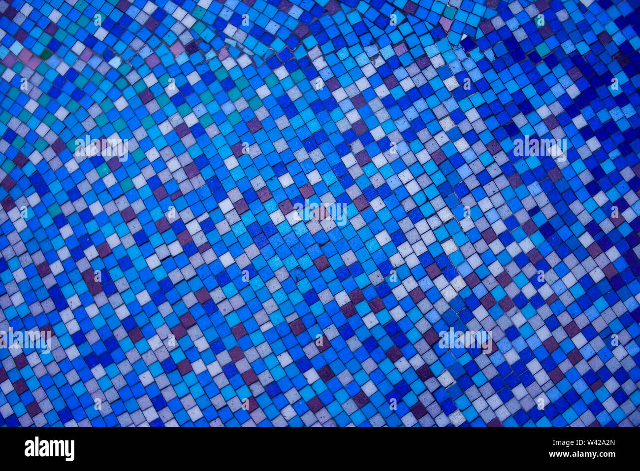 Mosaic tiles of Colorful abstract for background. Blue texture Stock ...