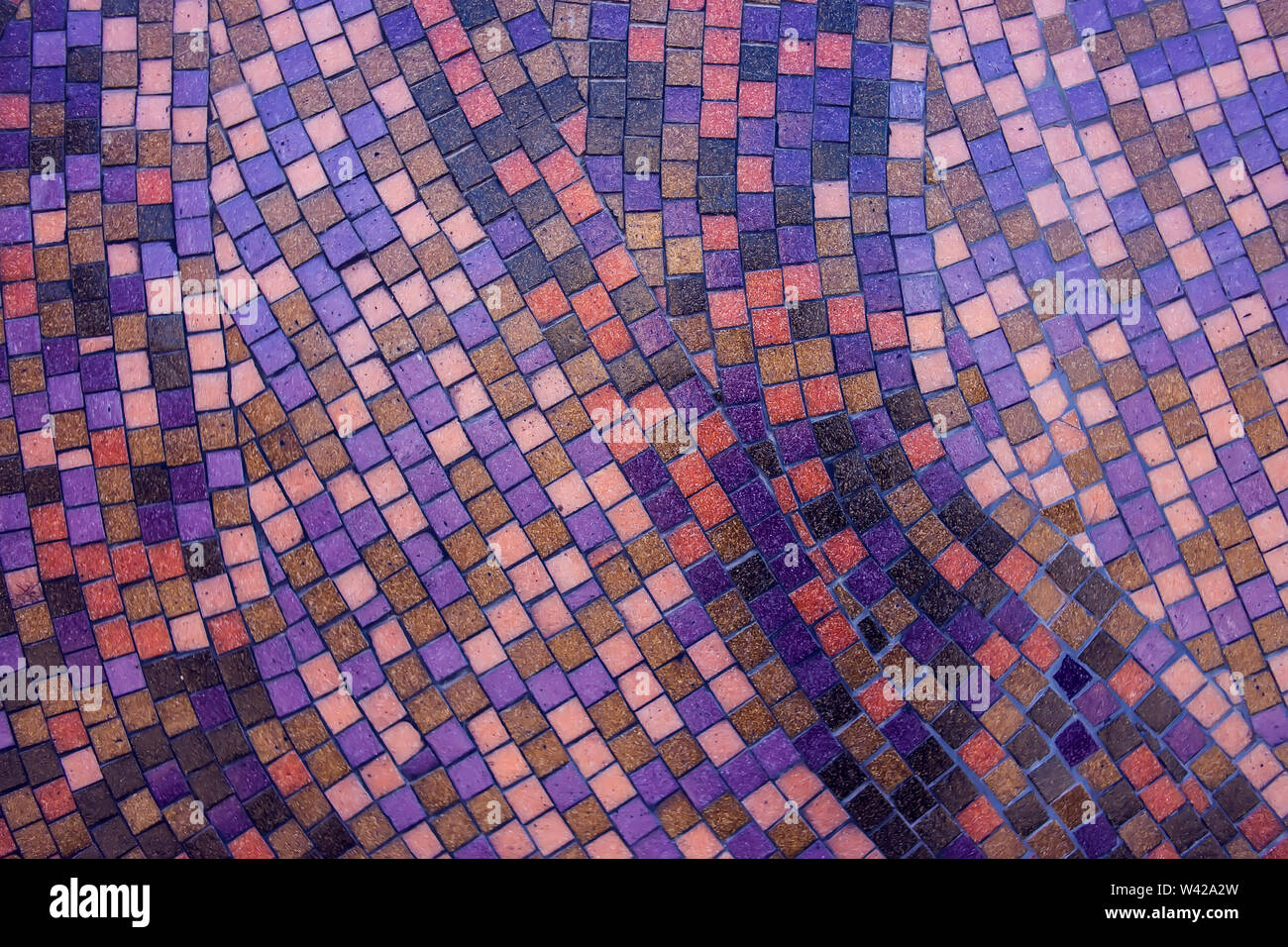 Mosaic tiles of Colorful abstract for background. Blue texture Stock ...