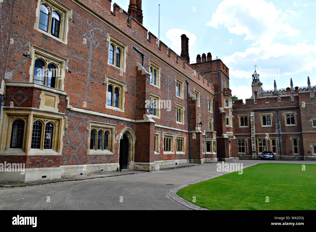 Tudor Buildings of Eton Boys College in Berkshire Stock Photo