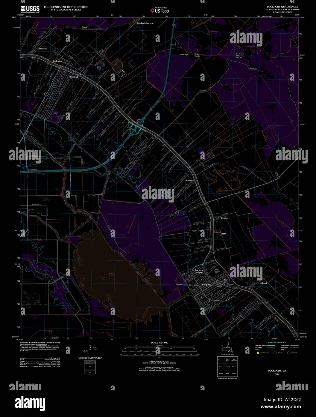 Lockport map hires stock photography and images Alamy