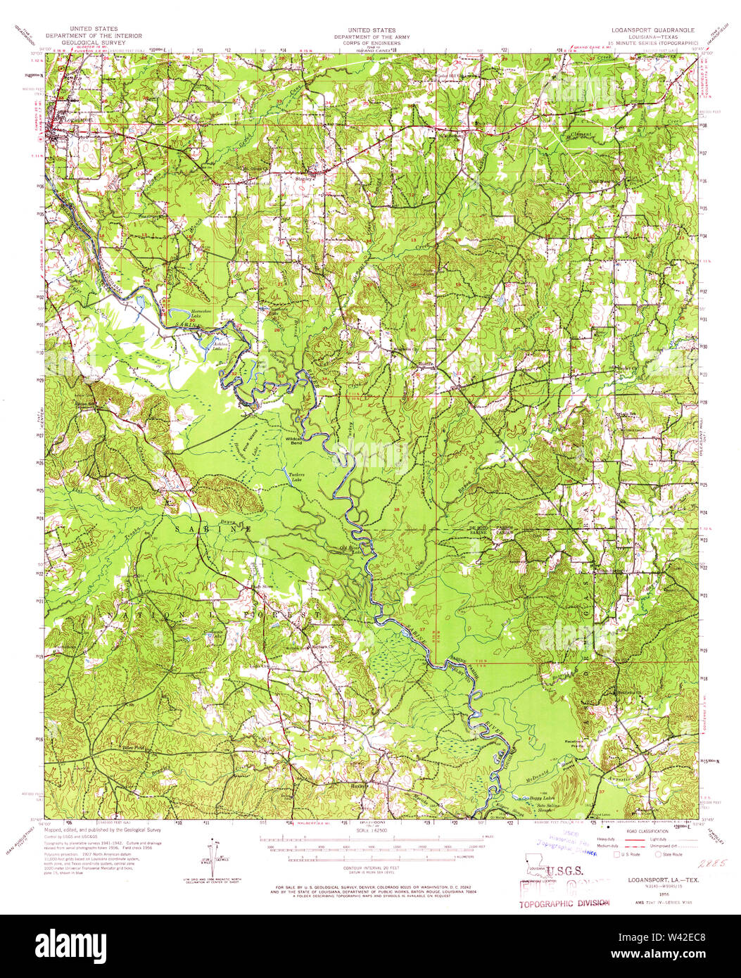 Logansport louisiana map Cut Out Stock Images & Pictures Alamy