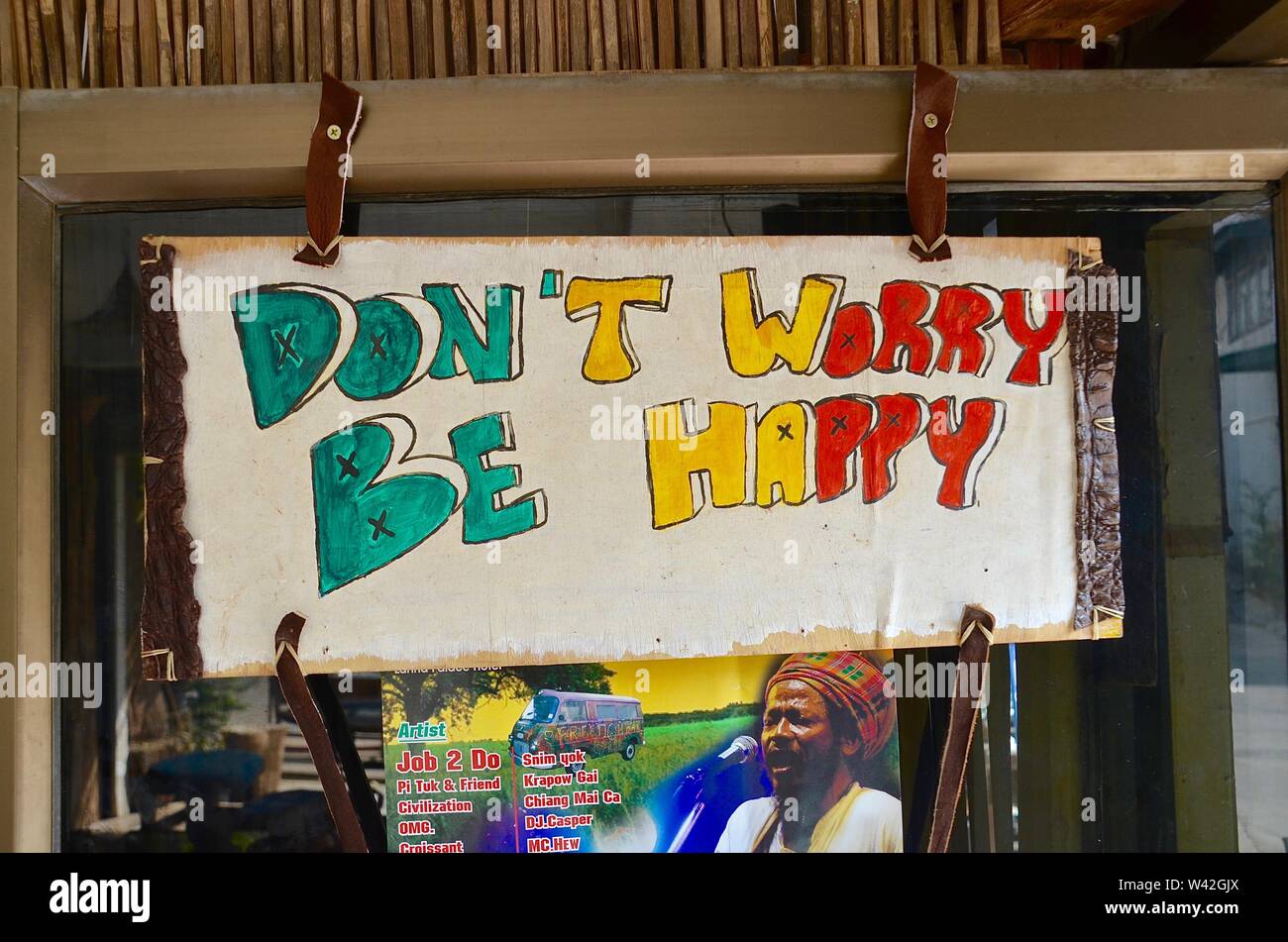 Don't Worry Be Happy Stock Photo