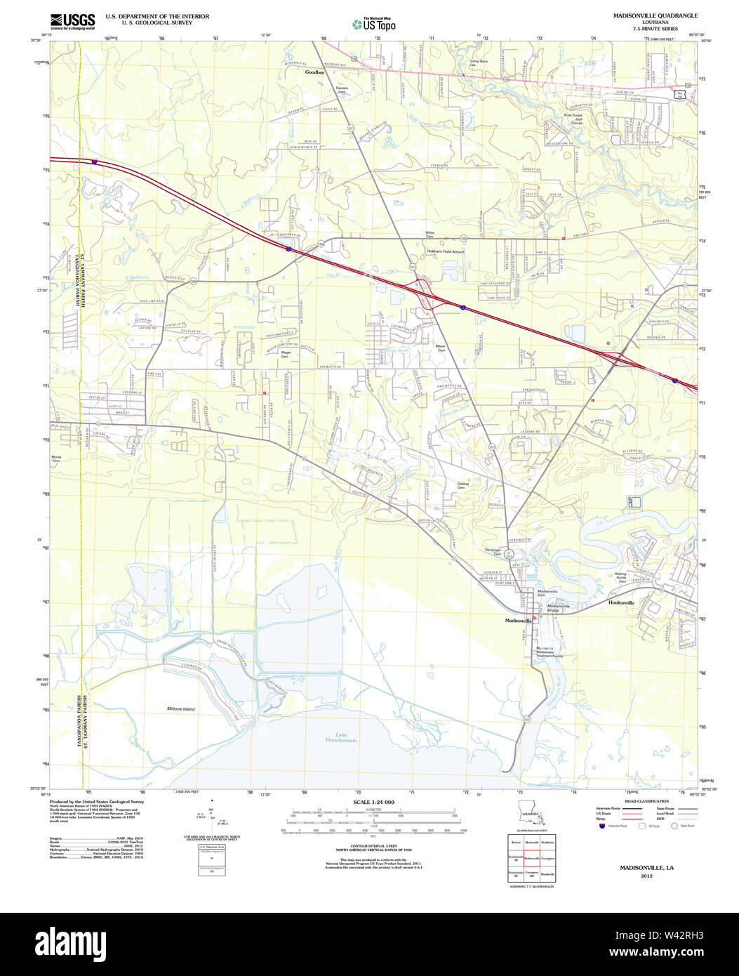 Map of madisonville Cut Out Stock Images & Pictures Alamy