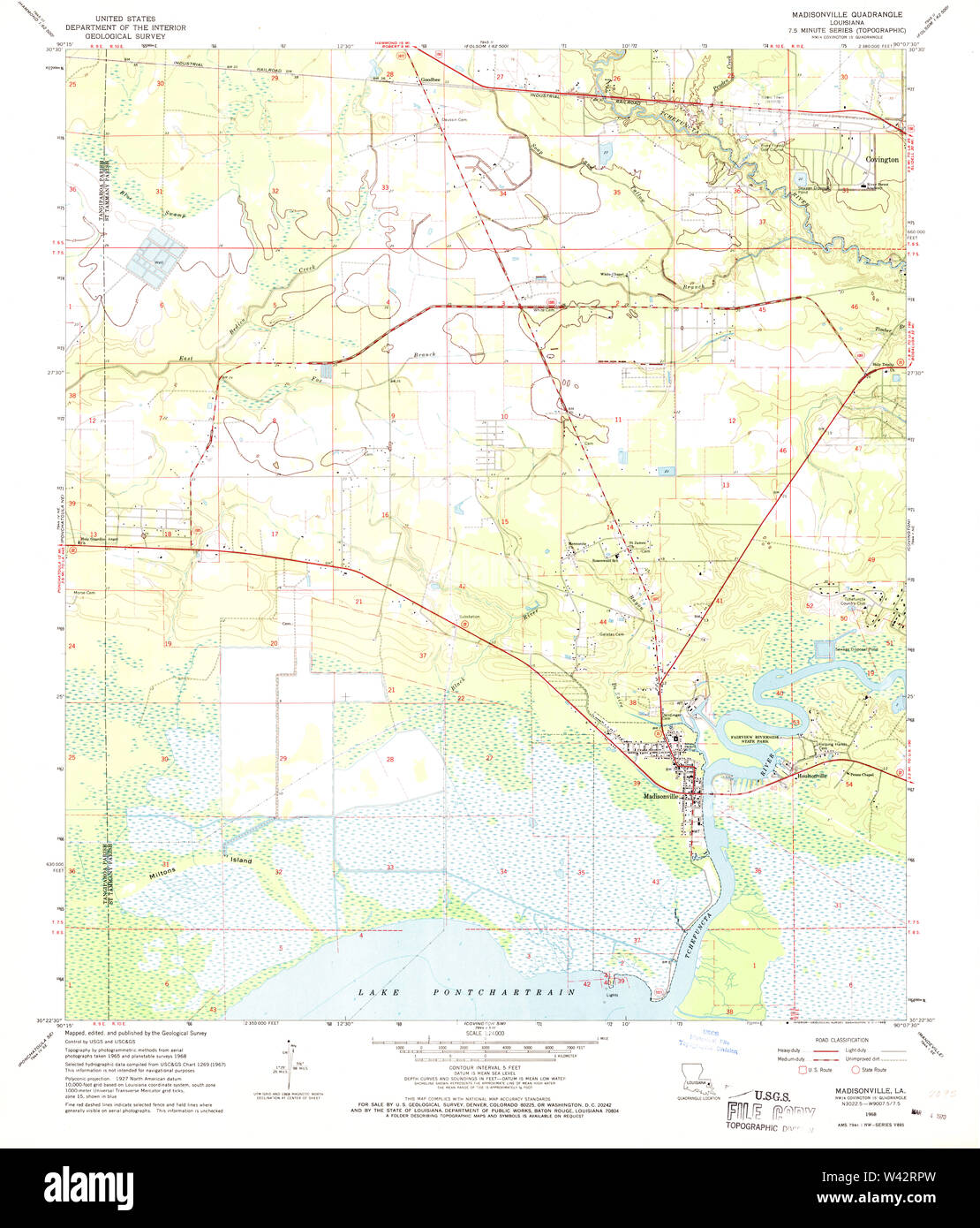 Map of madisonville hires stock photography and images Alamy