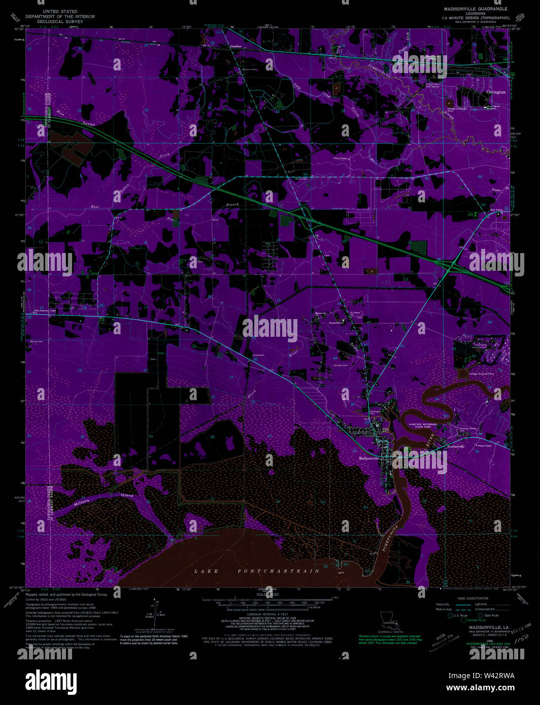 Map of madisonville hires stock photography and images Alamy