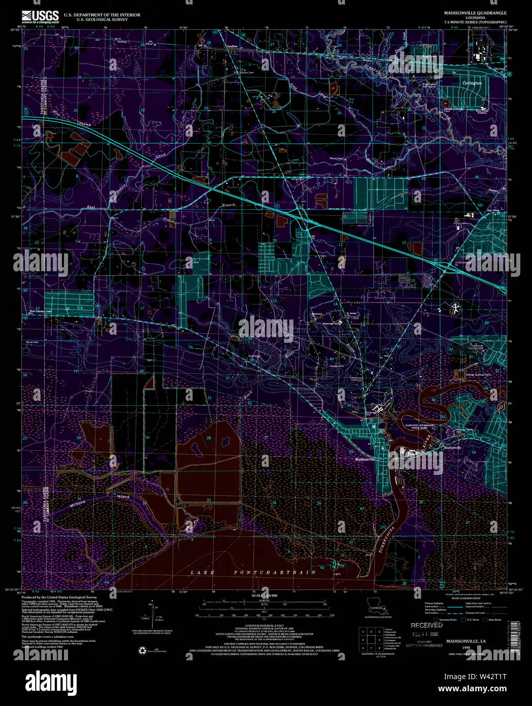 Map of madisonville hires stock photography and images Alamy