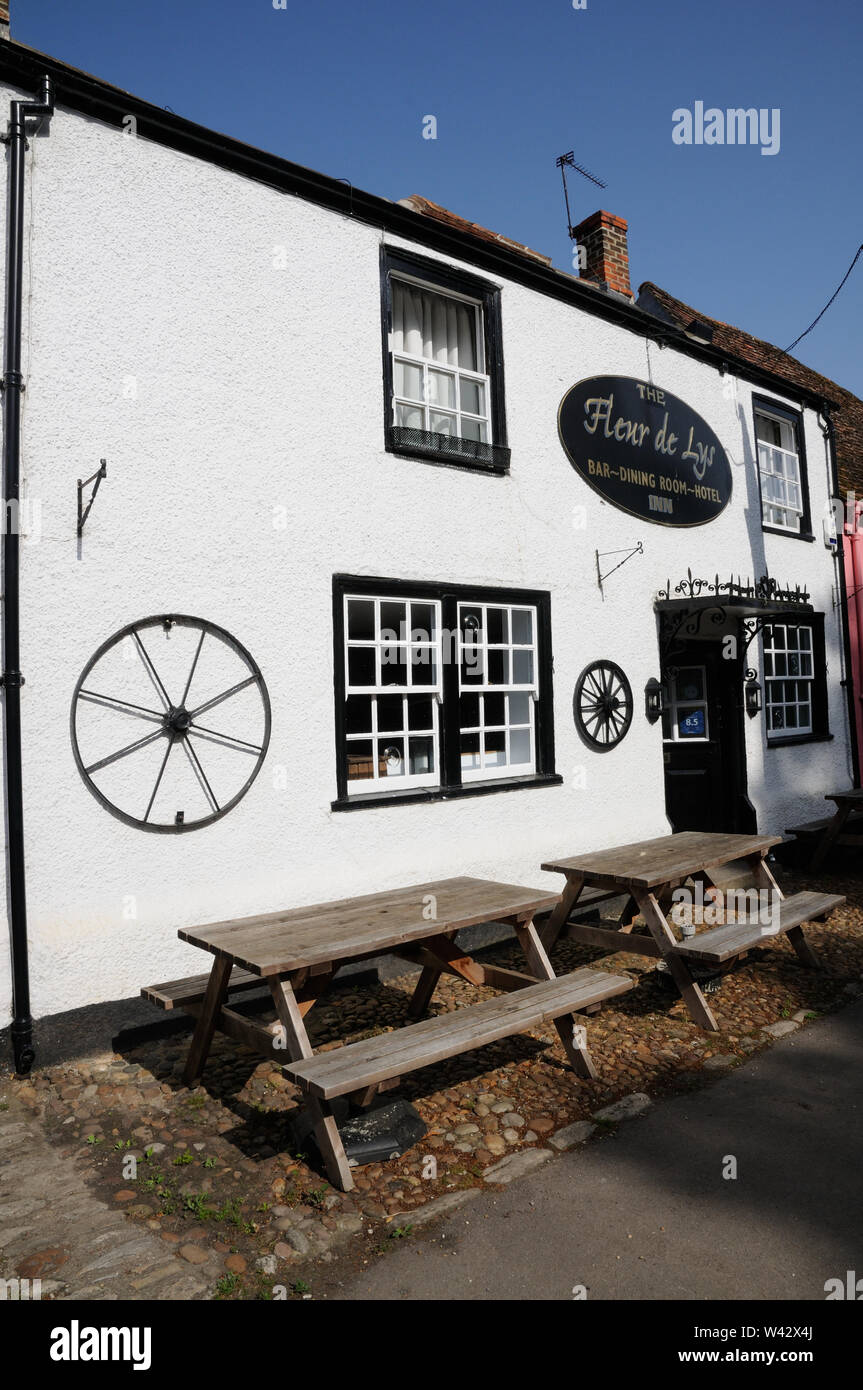 Fleur de Lys, Dorchester on Thames, Oxfordshire. This is an old inn where travellers could stay