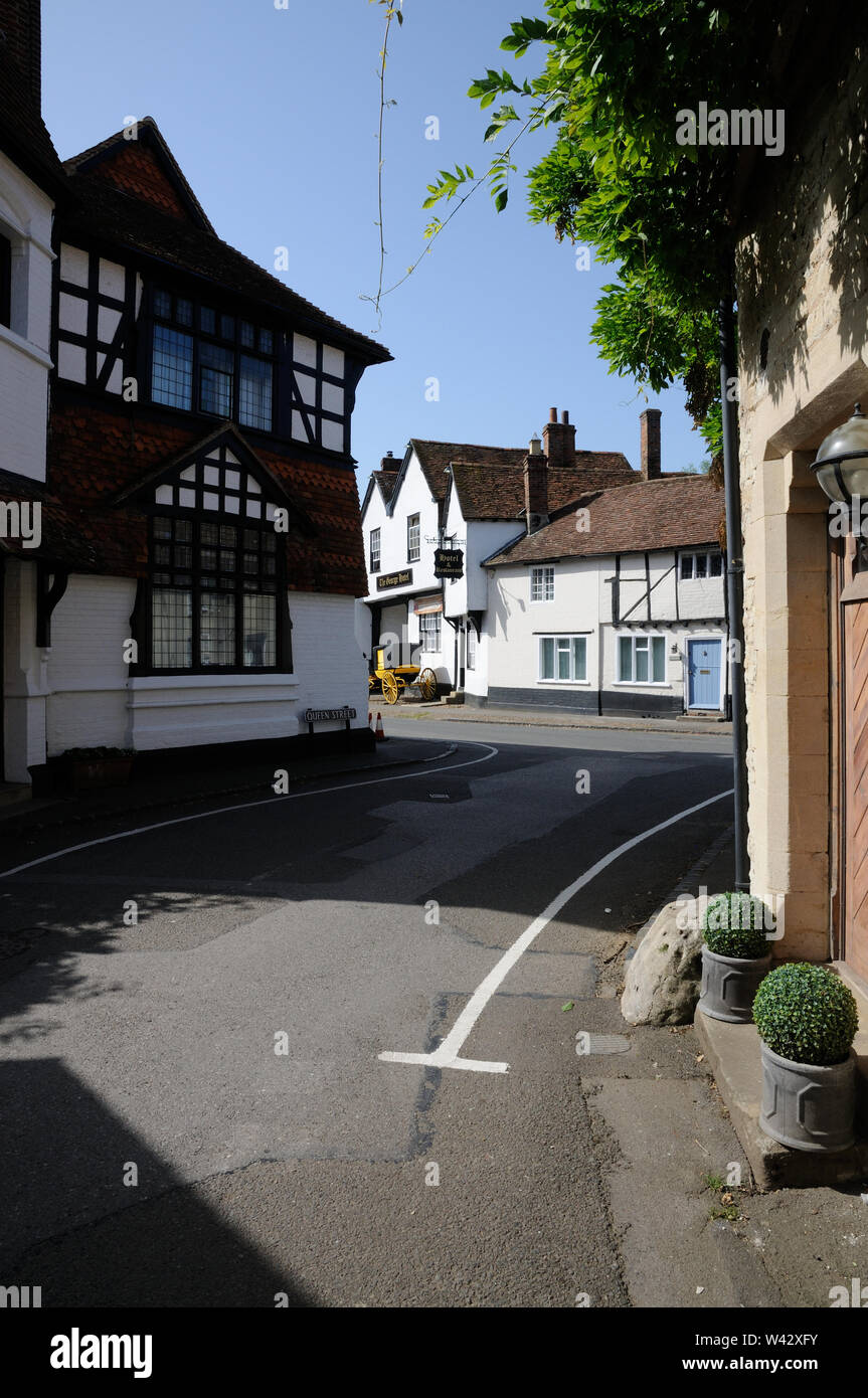 Queen Street, Dorchester on Thames, Oxfordshire Stock Photo Alamy